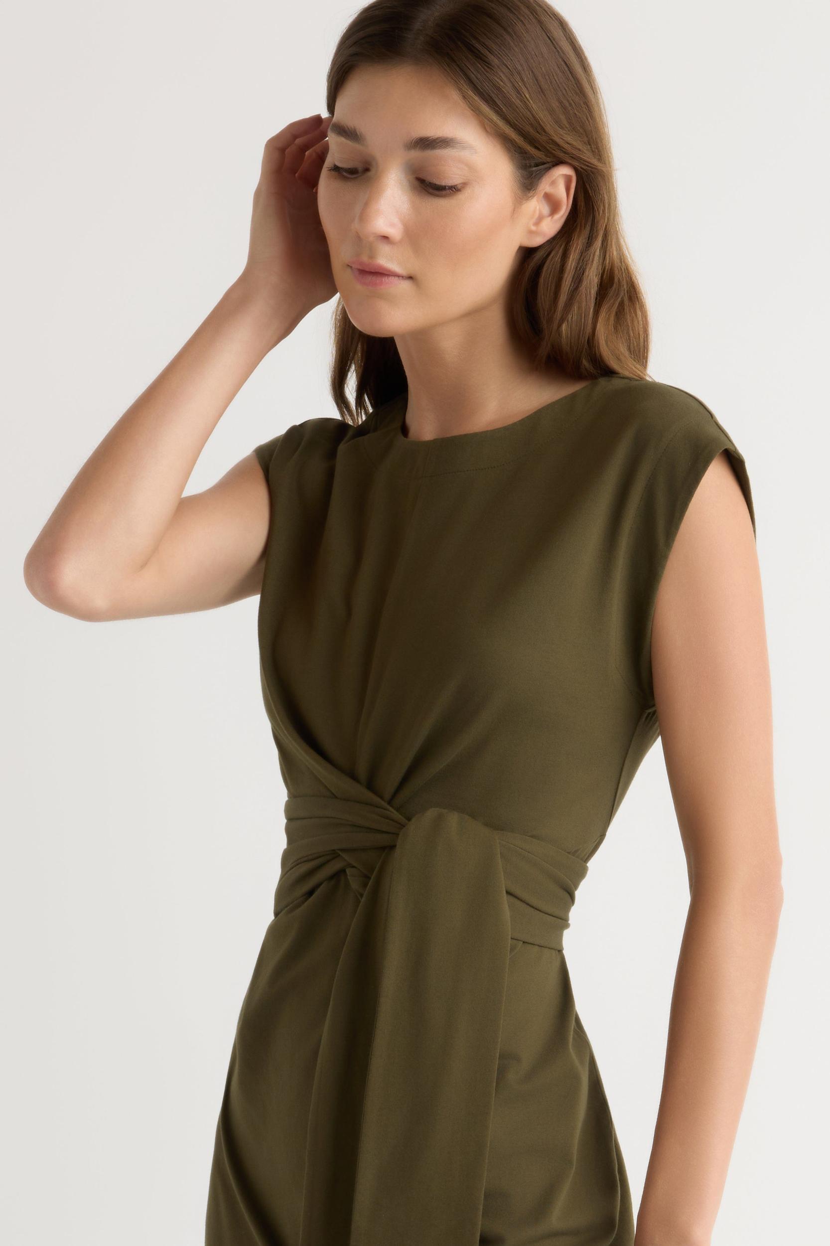 Fei Tie-Front Organic Cotton Dress Product Image