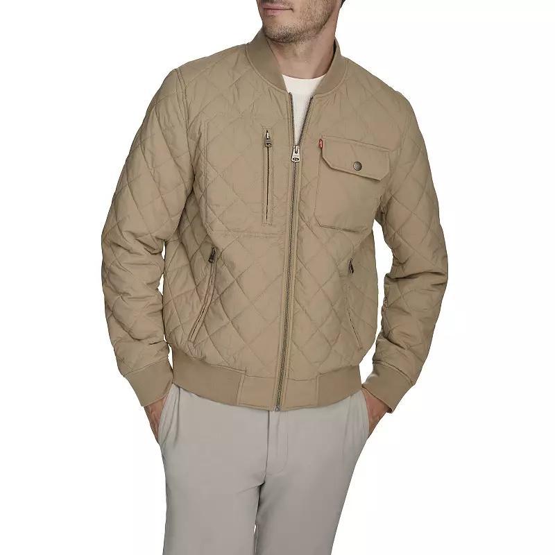 Men's Levi's® Diamond Quilted Jacket, Size: XL, Clay Product Image
