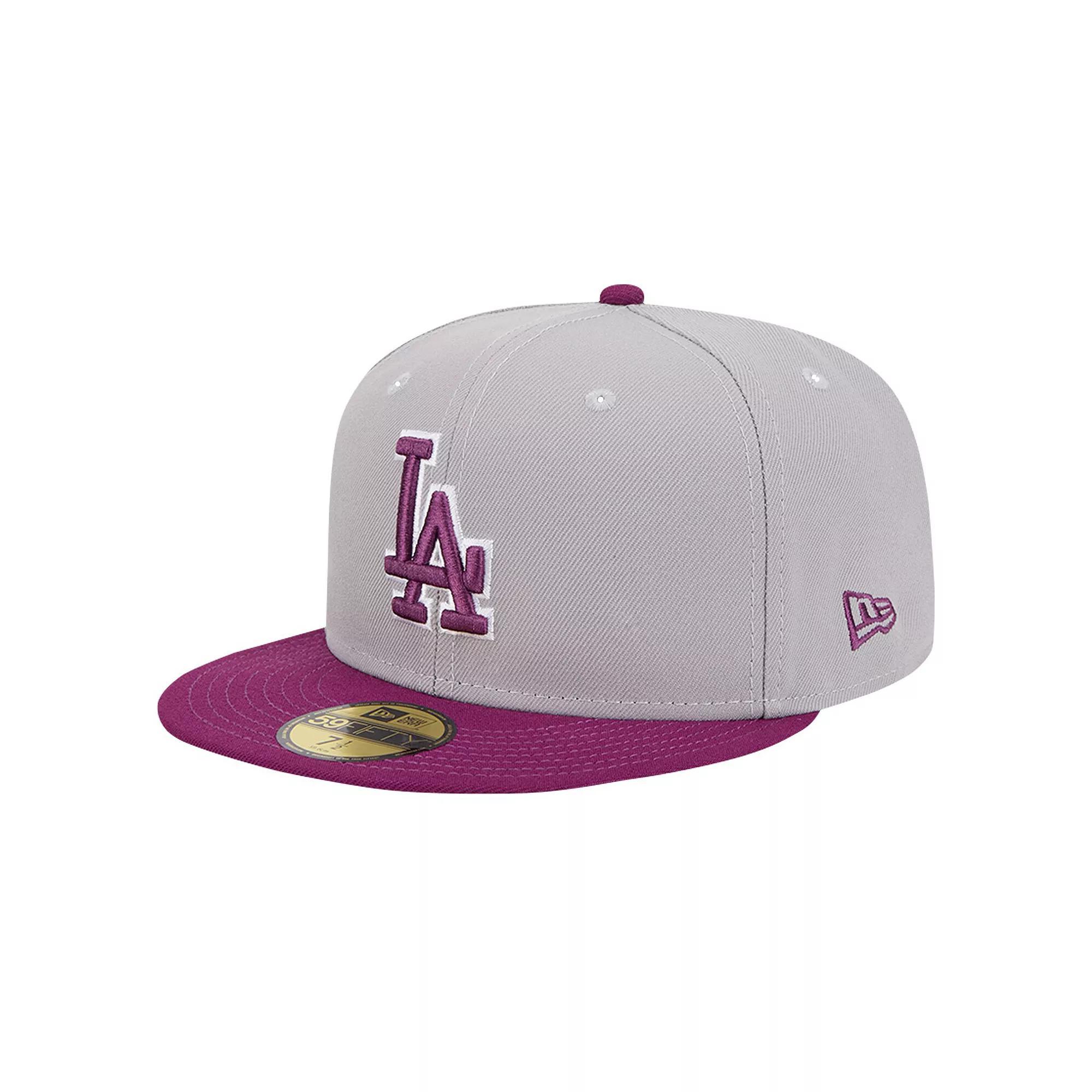Men's New Era Green/Gray Los Angeles Dodgers Two-Tone Color Pack 59FIFTY Fitted Hat, Size: 7 3/4 Product Image