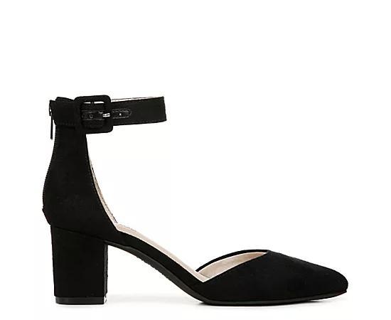 LifeStride Admire Women's Ankle Strap Pumps, Size: 5, Black Fabric Product Image