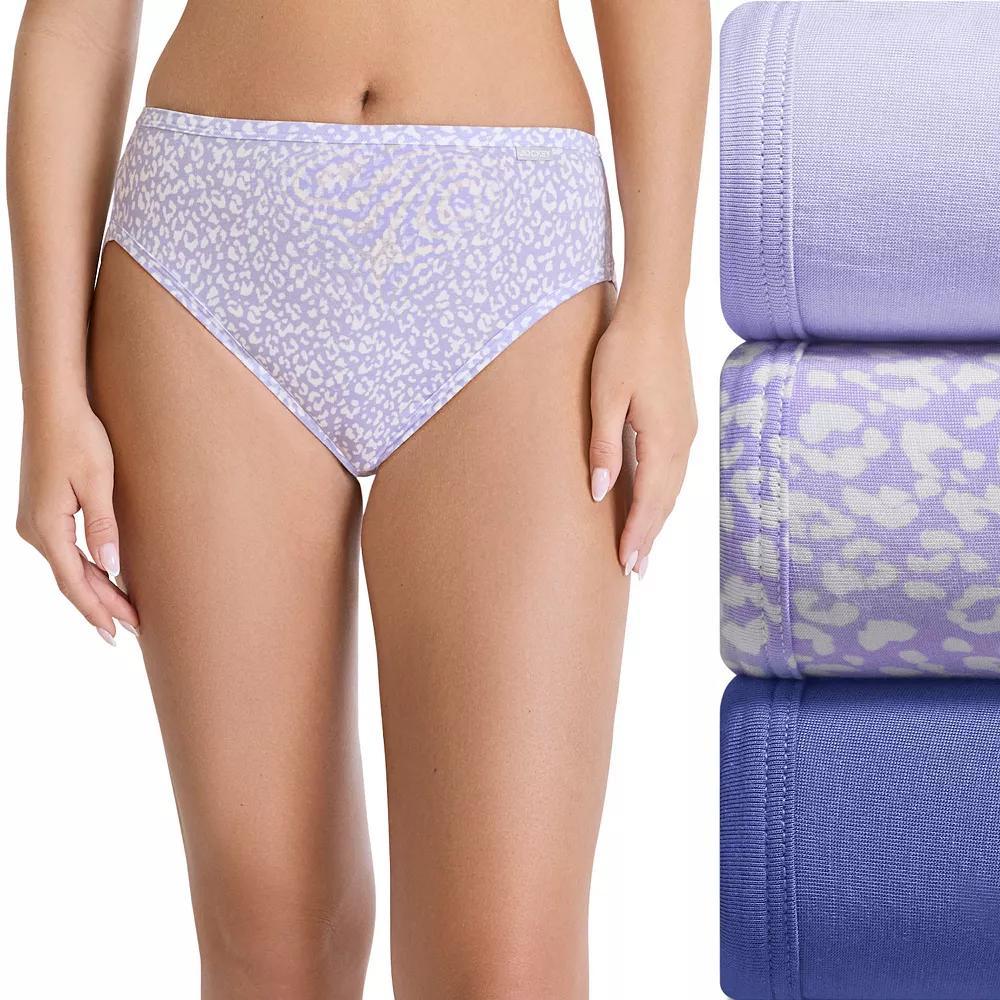 Women's Jockey® 3-pk. Supersoft French Cut Panty Set 2071, Size: 10, Serene Leopard Product Image