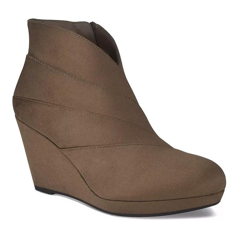 Impo Thorson Women's Platform Wedge Ankle Boots, Size: 10, Brown Product Image