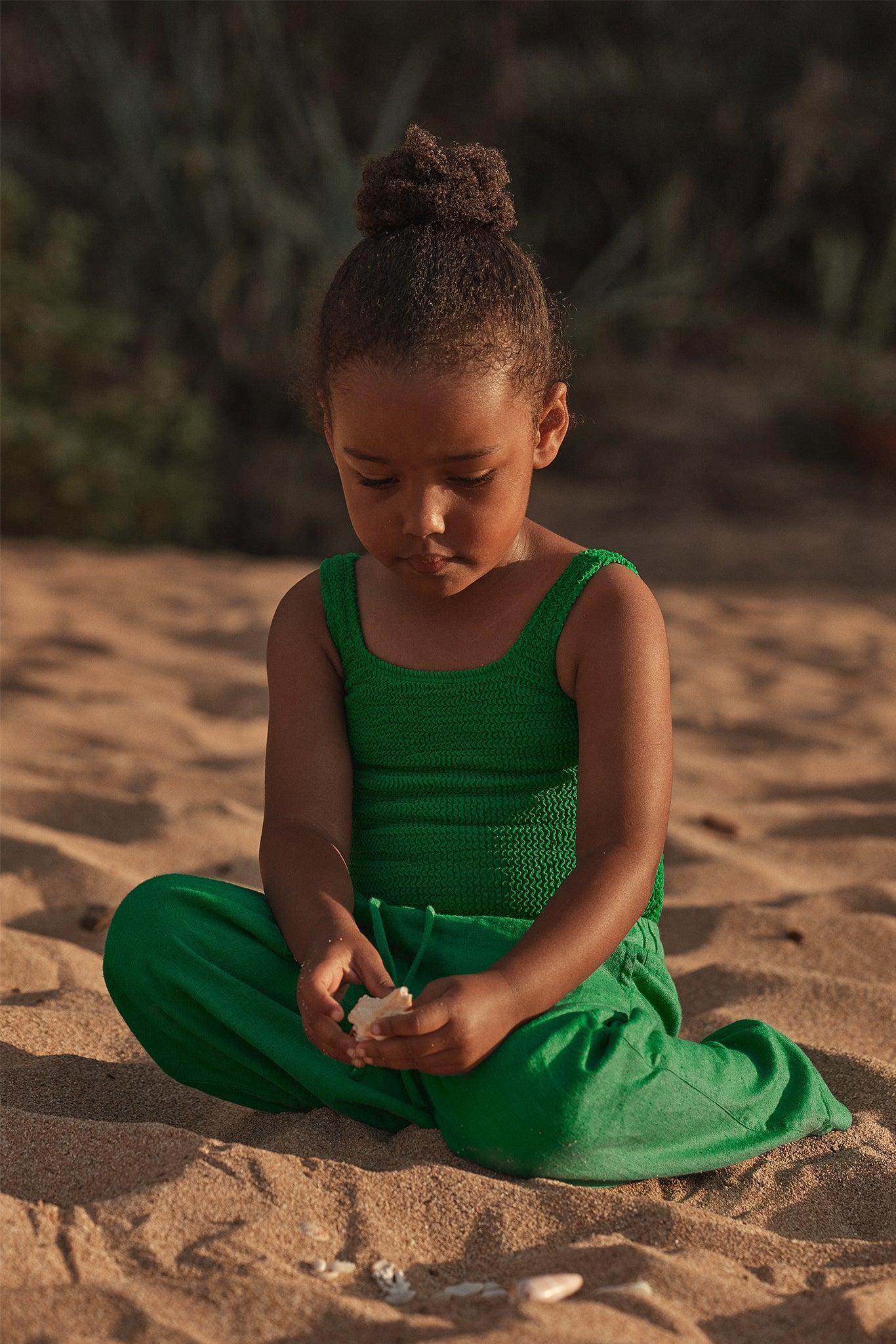 Tuscany Pant Kids - Palm Green Kids Product Image