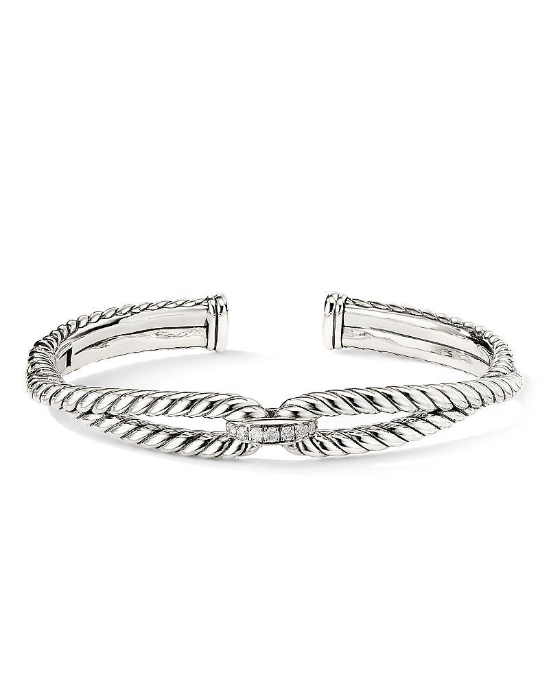 Cable Loop Bracelet with Diamonds Product Image