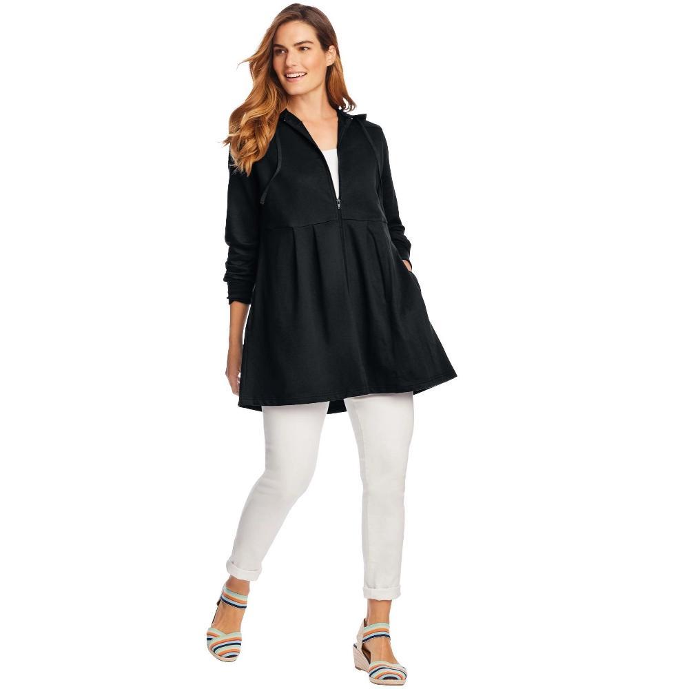 Woman Within Women's Plus Size French Terry Swing Jacket Product Image