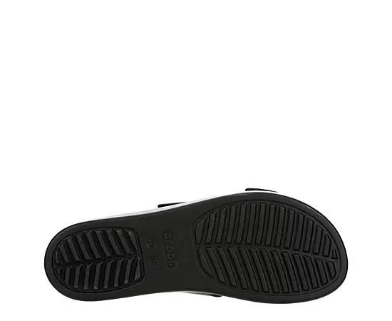 Crocs Brooklyn Women's Wedge Sandals, Size: 11, Black Product Image