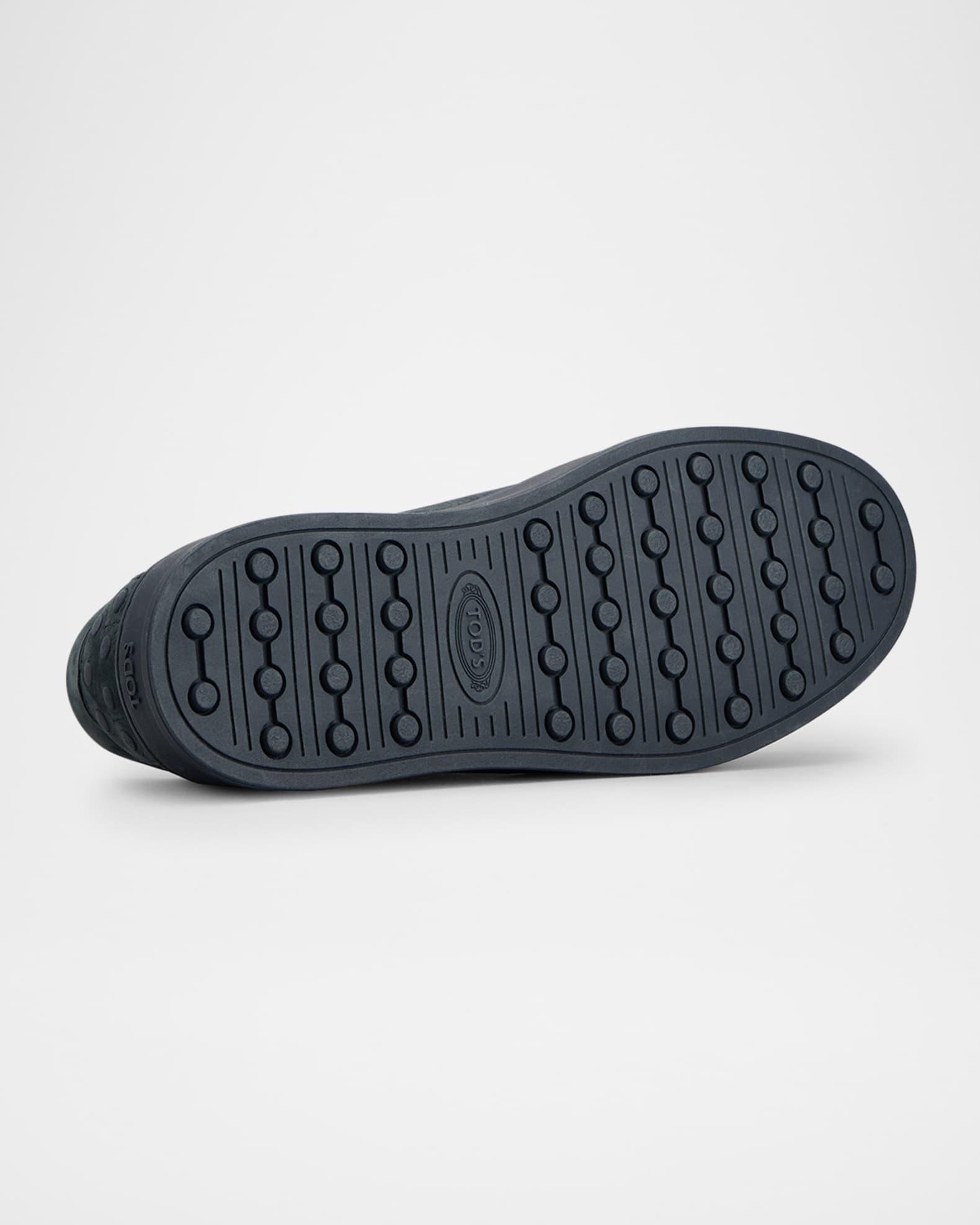 Men's Sportivo Elastico Leather Low-Top Sneakers Product Image