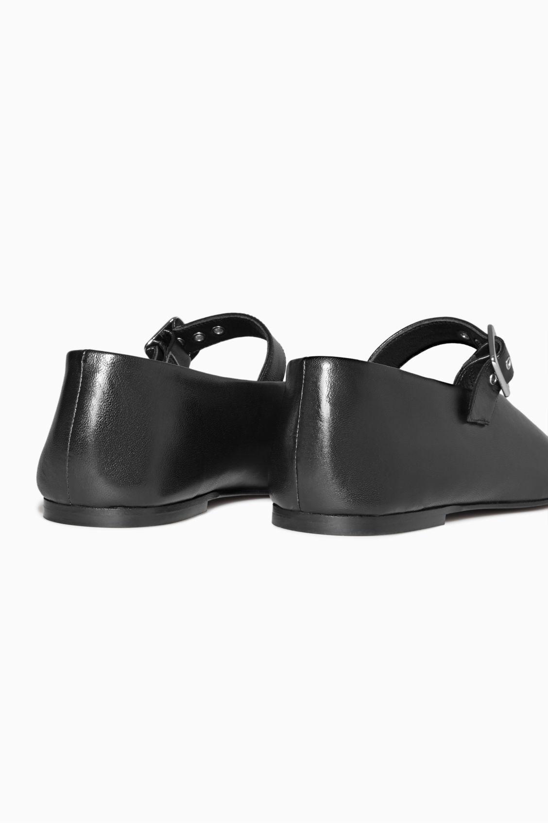 BUCKLED BALLET FLATS Product Image