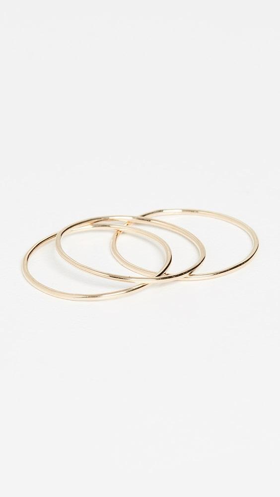 Ariel Gordon Jewelry 14k Paper Thin Rings | Shopbop Product Image