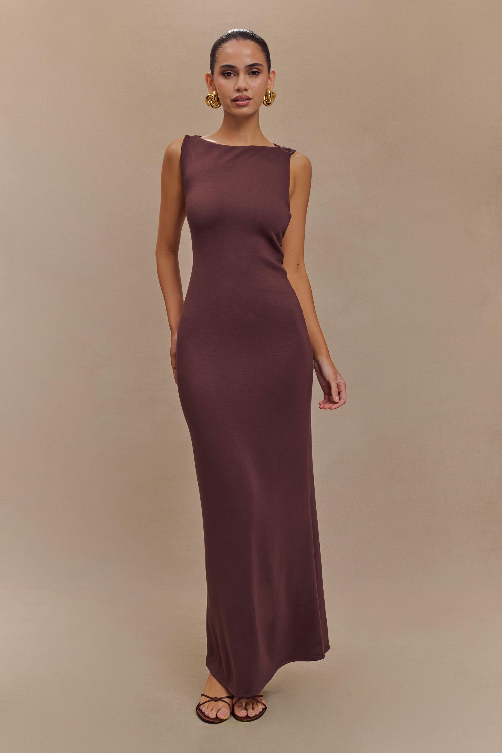 Elliot High Neck Sleeveless Maxi Dress - Black Product Image