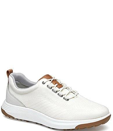 Johnston  Murphy Mens Amherst GL1 Waterproof Coated Knit Golf Sneakers Product Image