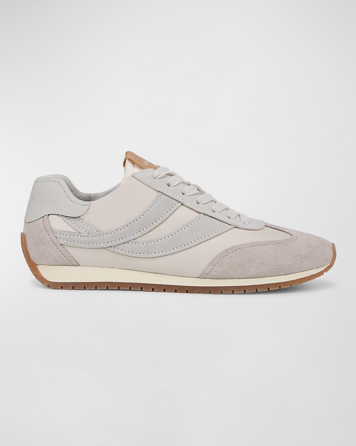 Oasis Mixed Leather Retro Sneakers Product Image