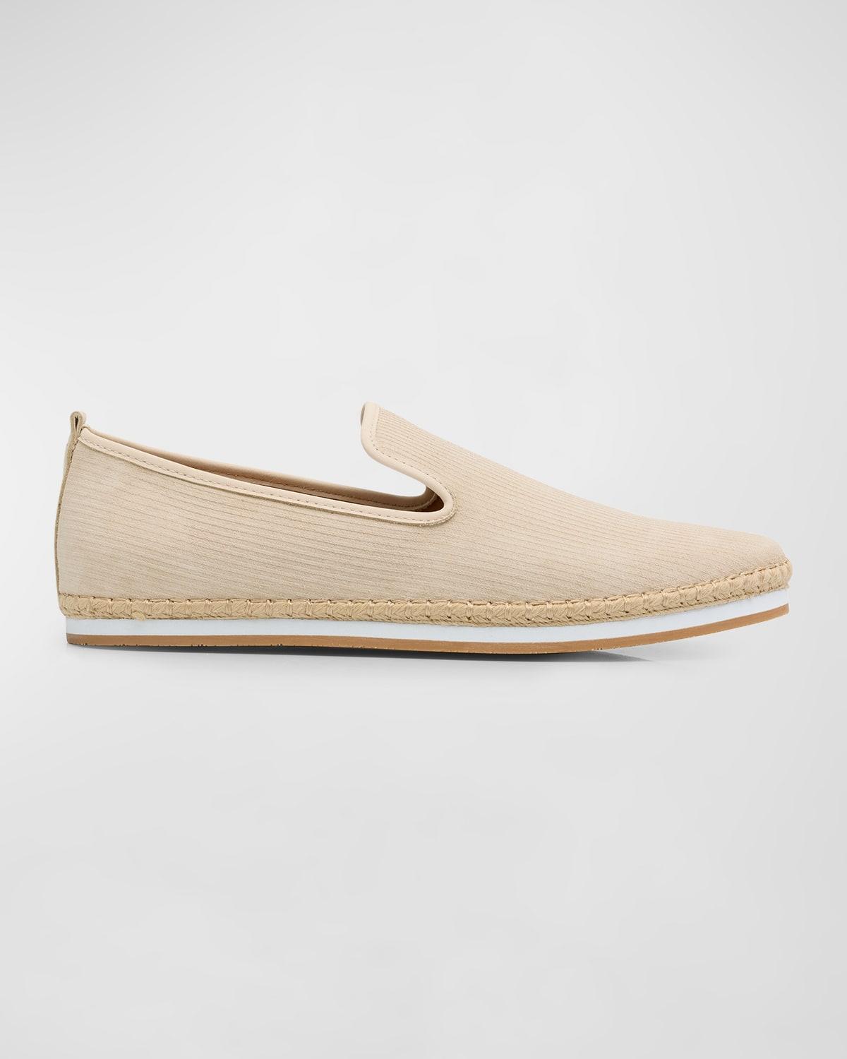 Men's Suede Espadrille Loafers Product Image