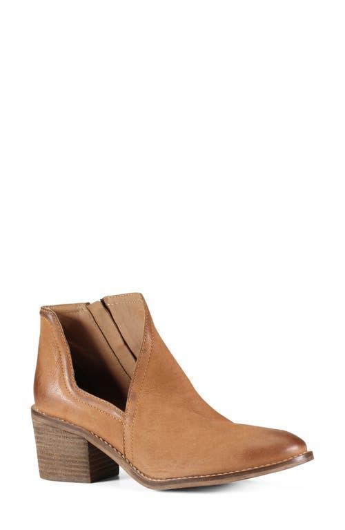 Diba True Ma Sheena Leather Cut Out Western Ankle Booties Product Image
