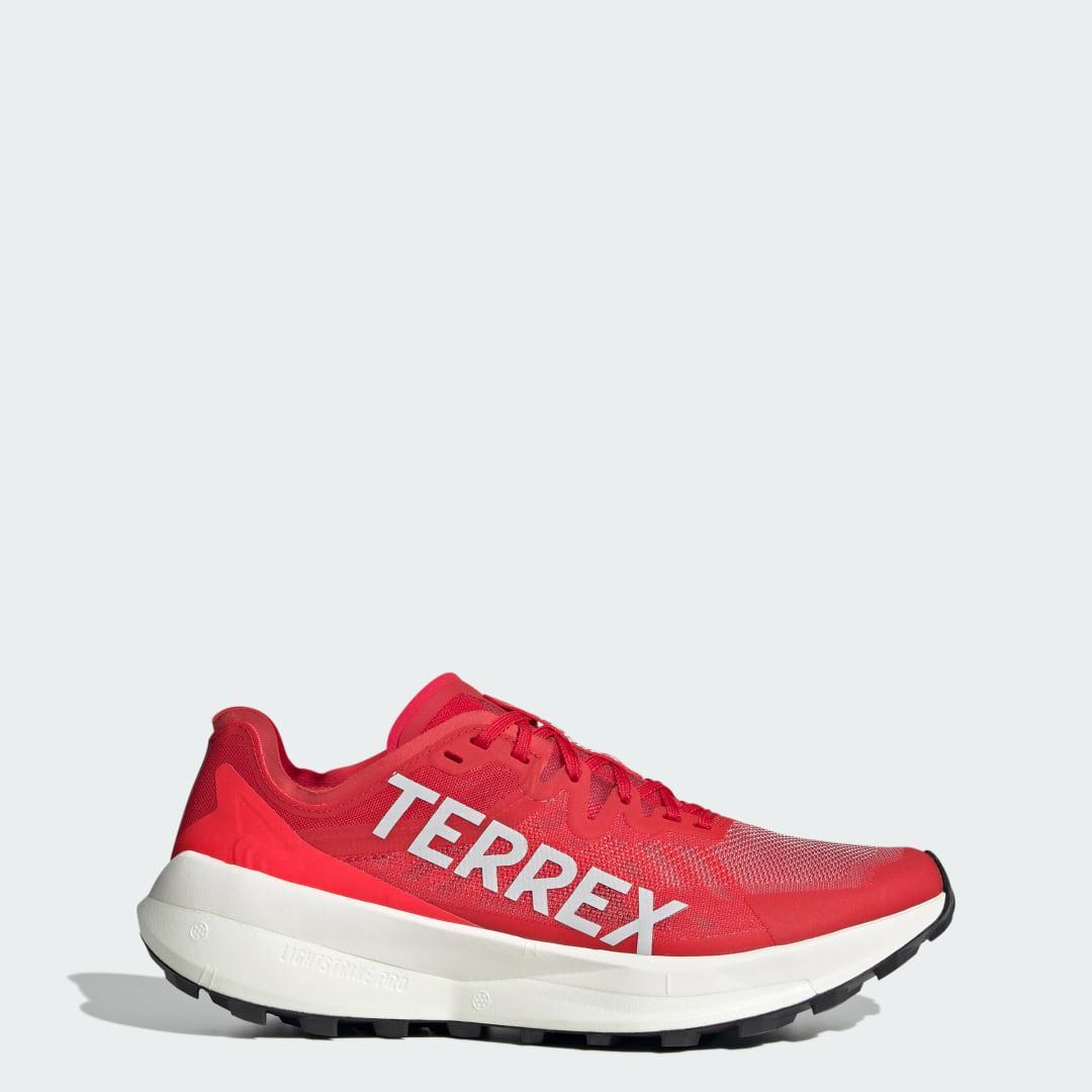 adidas Terrex Agravic Speed Trail Running Shoes Pure Ruby 15 Mens Product Image