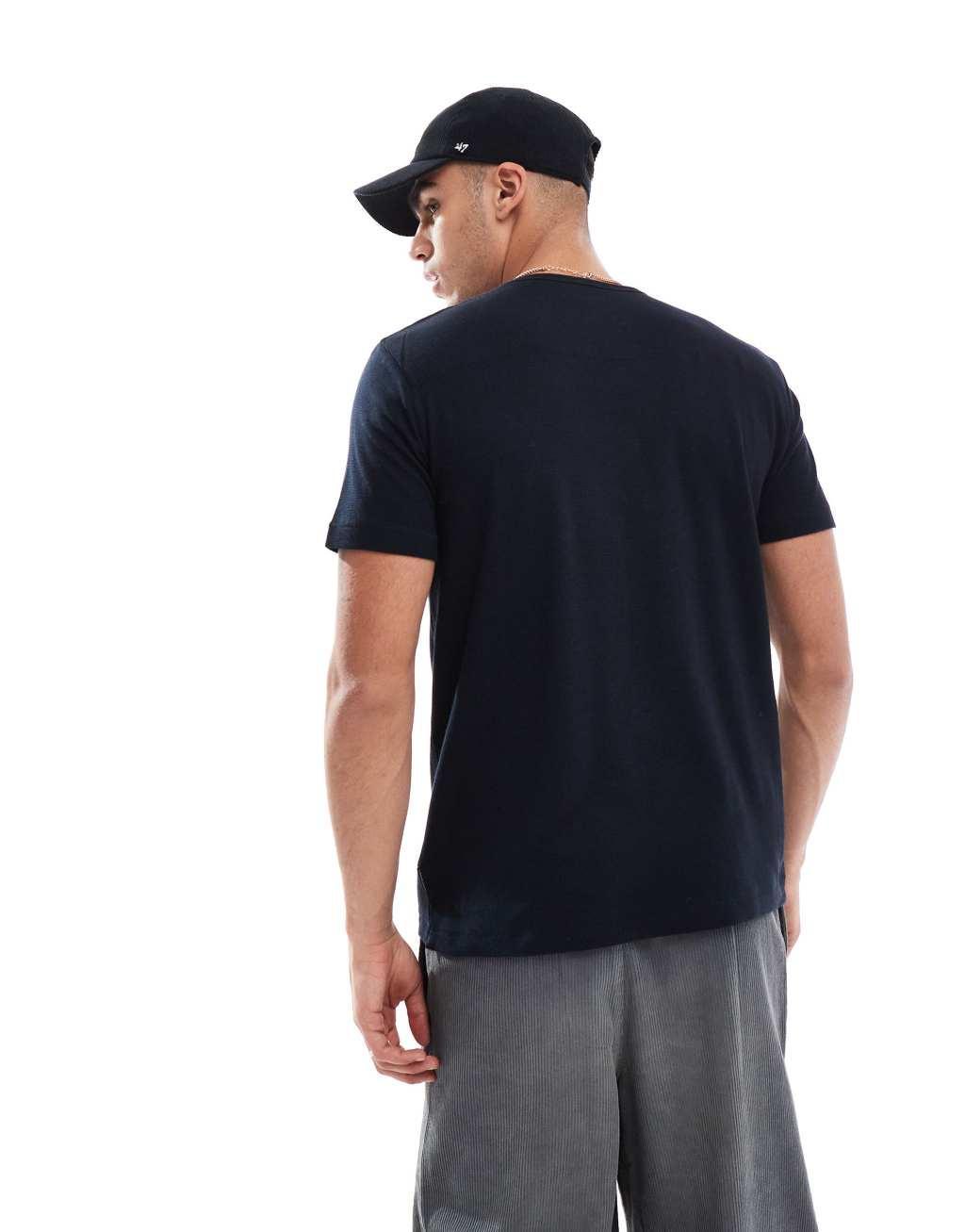 French Connection classic pocket T-shirt in navy Product Image