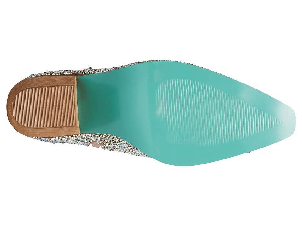 Blue by Betsey Johnson Diva Rhinestone Western Booties Product Image