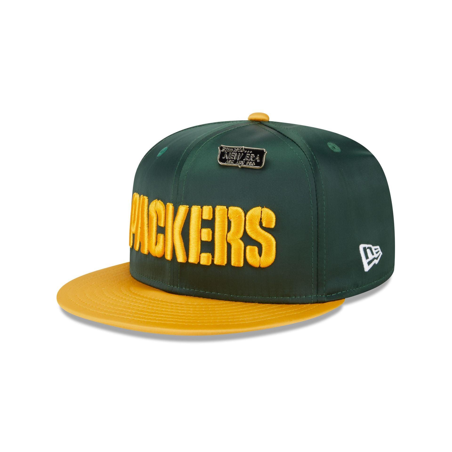 Green Bay Packers Spring Satin 59FIFTY Fitted Hat Male Product Image