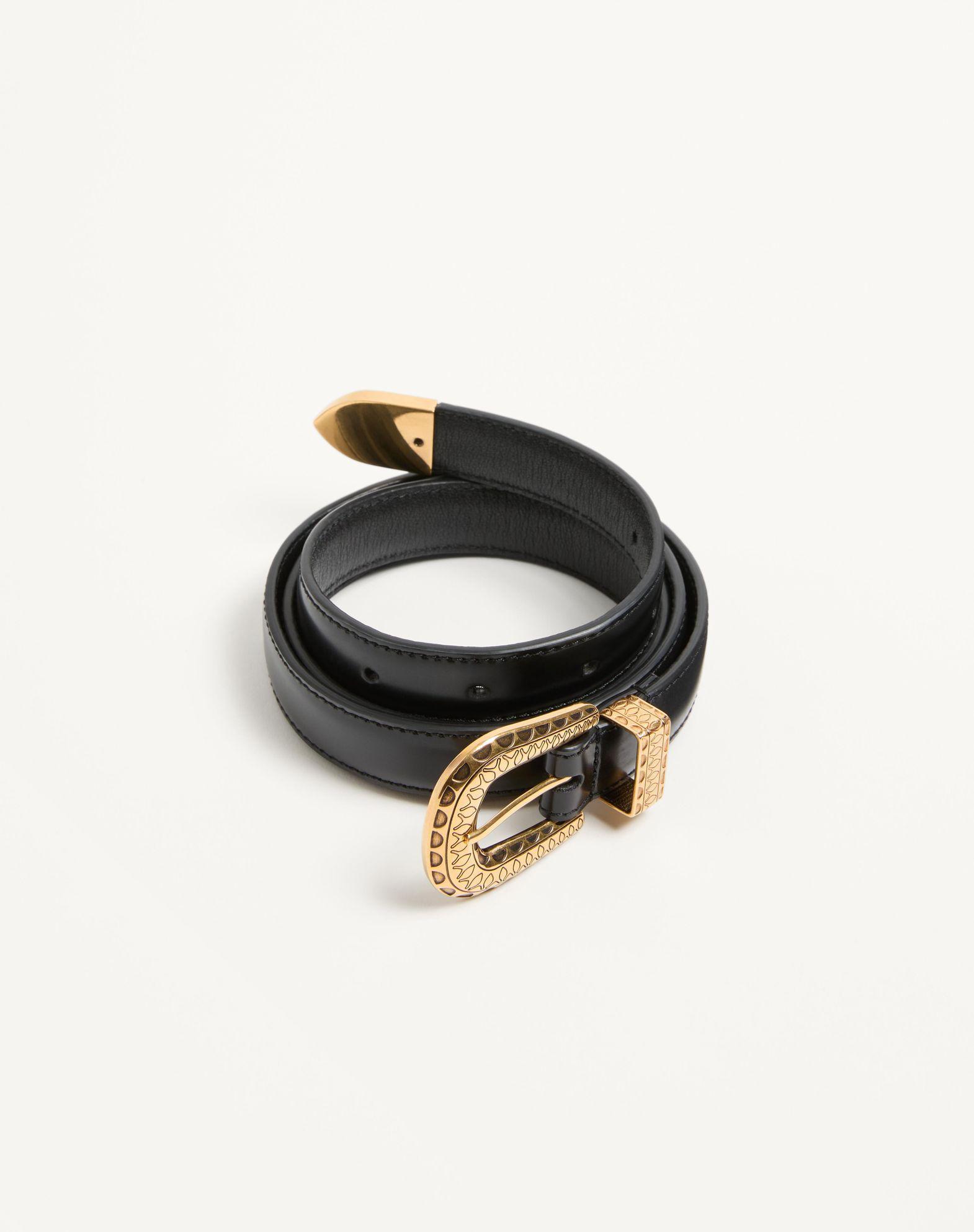 Vlogo Signature Brushed Calfskin Belt 20 Mm Product Image