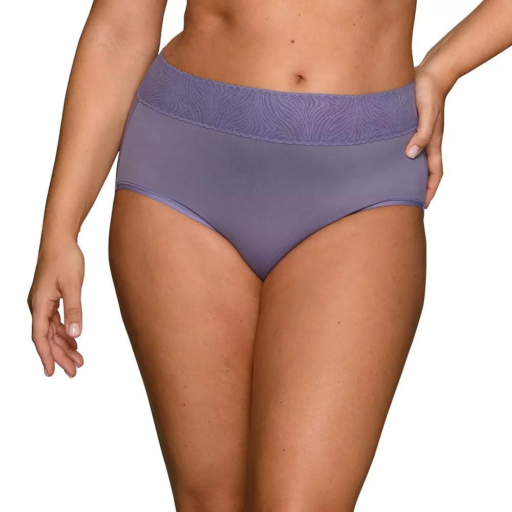 Womens Vanity Fair Lingerie Effortless Brief Panty 13276 Charmed Purple Product Image