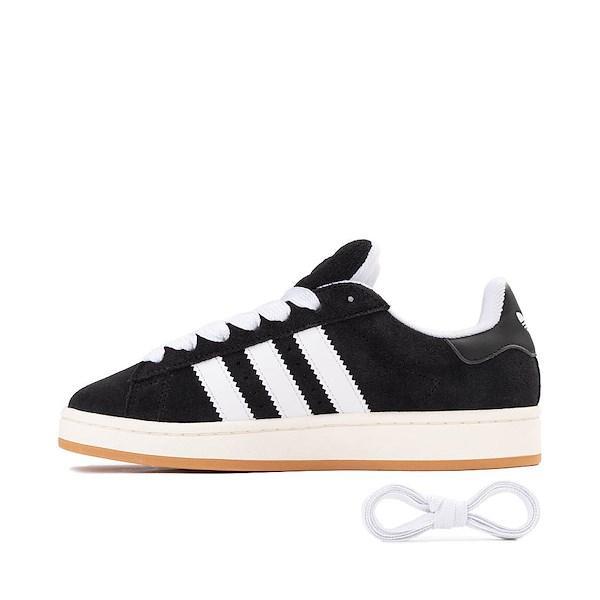 Womens adidas Campus 00s Athletic Shoe - Black / White / Off White Product Image