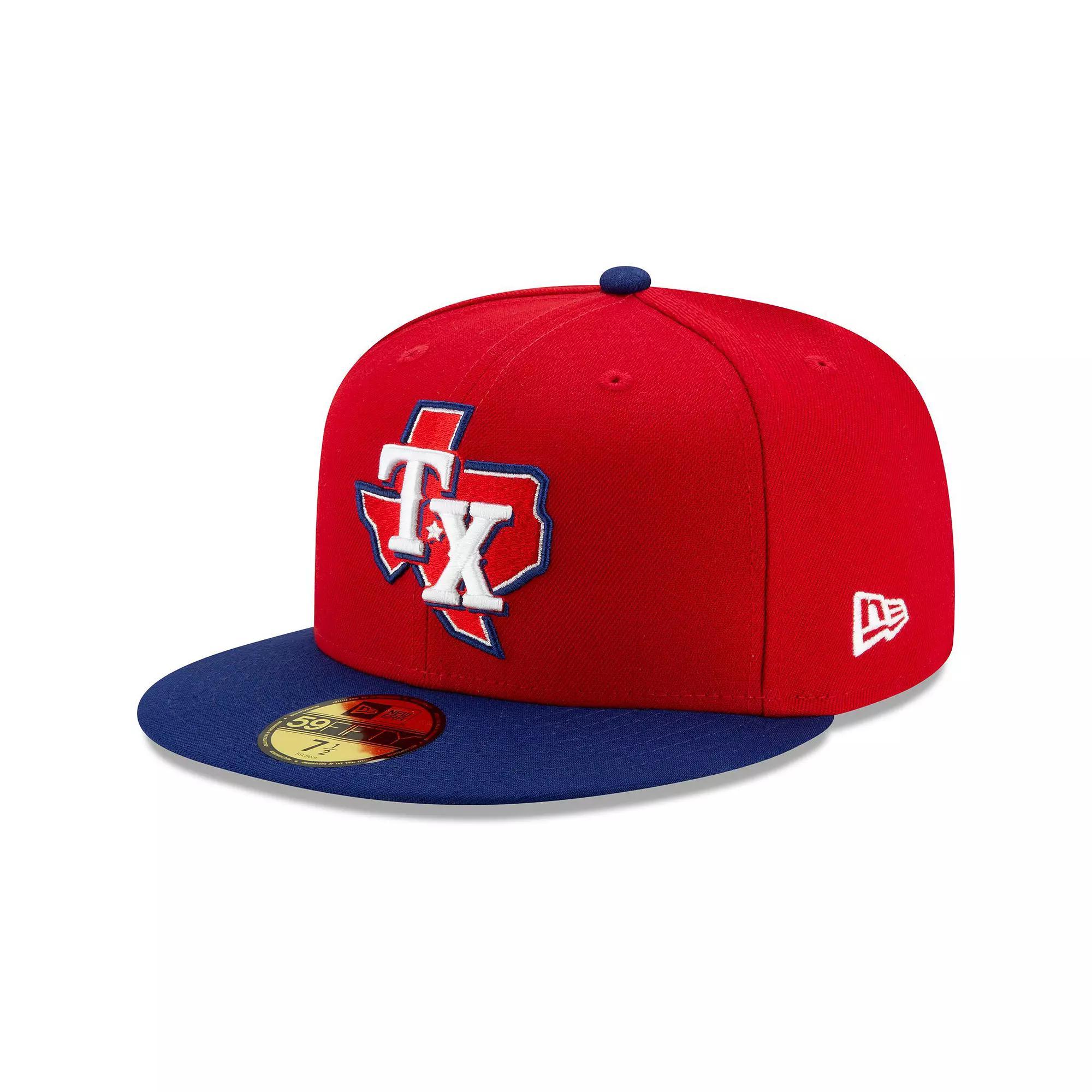 Men's New Era Royal Texas Rangers Game Authentic Collection On-Field 59FIFTY Fitted Hat, Size: 7 1/4, Blue Product Image