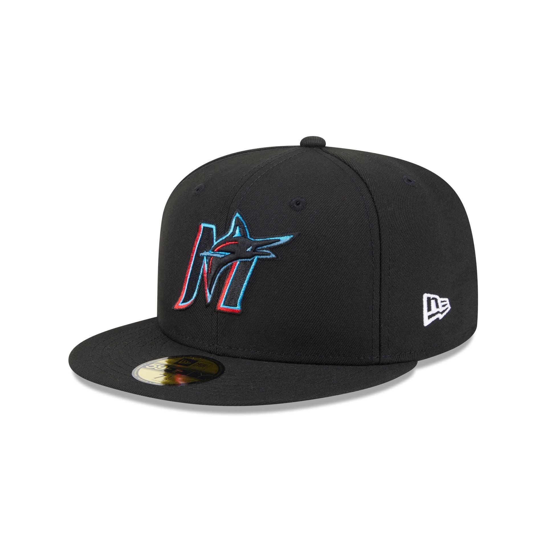 Clark Atlanta Panthers Black 59FIFTY Fitted Hat Male Product Image