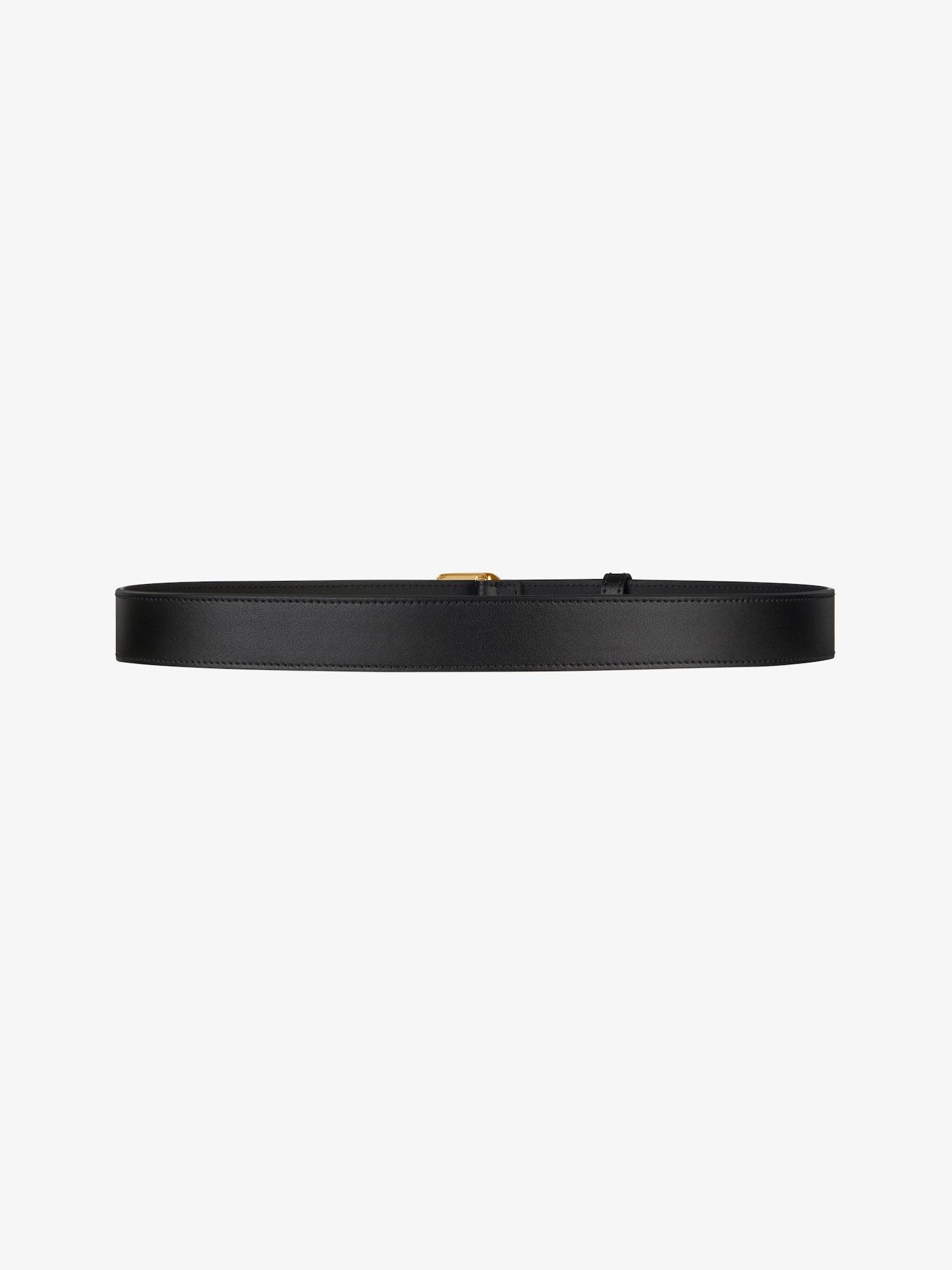 Belt in leather with G-Chain buckle Product Image