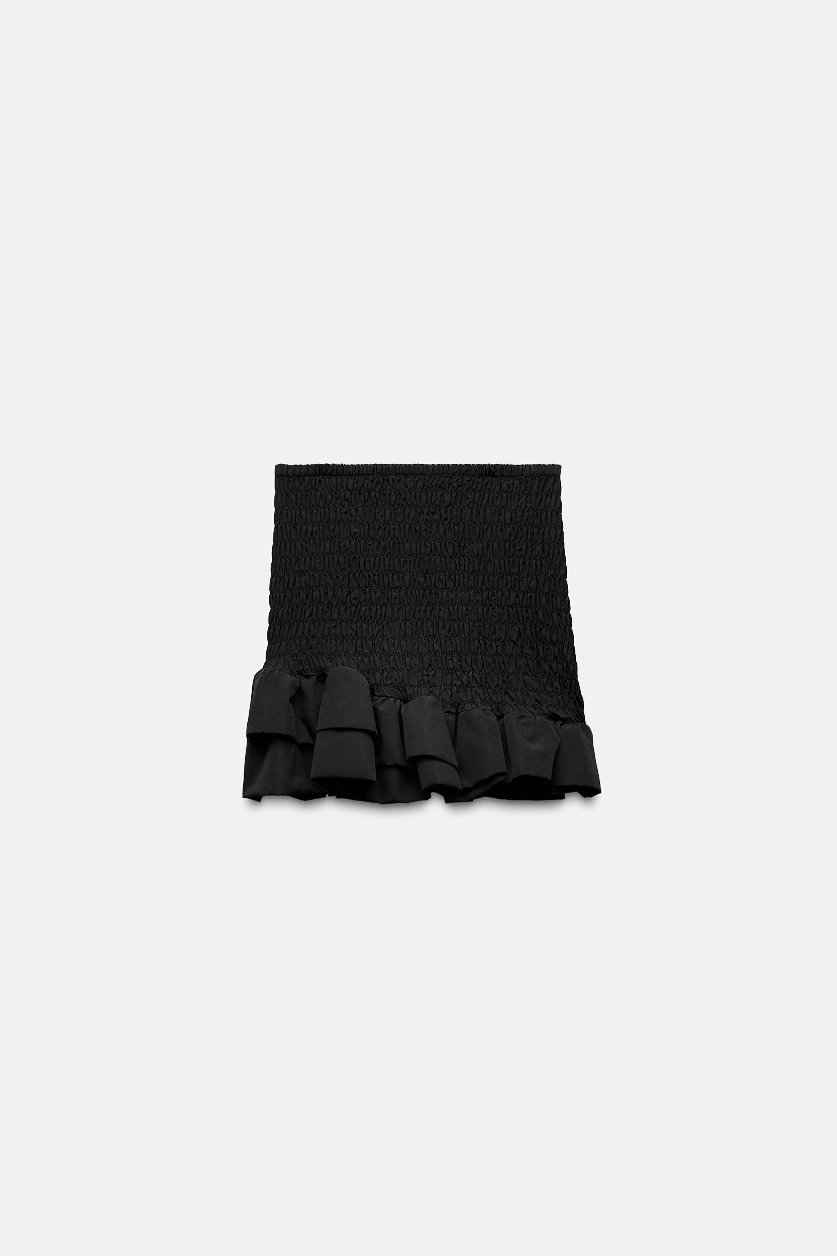 RUFFLED MINI SKIRT Product Image