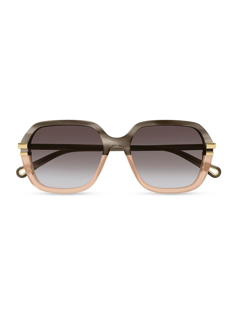 Chloe West Round Sunglasses, 57mm Product Image