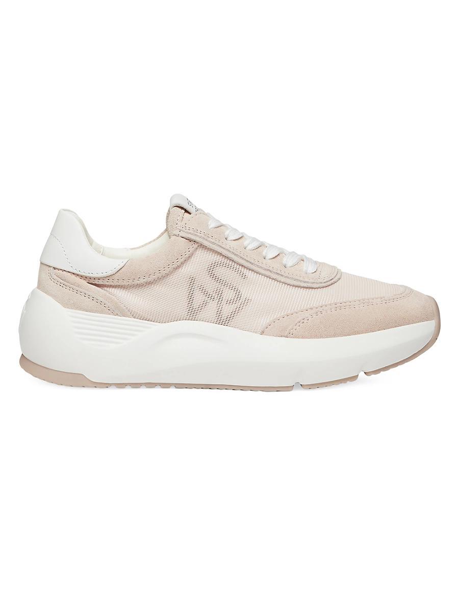 Womens Glide Suede & Leather-Trimmed Platform Sneakers Product Image