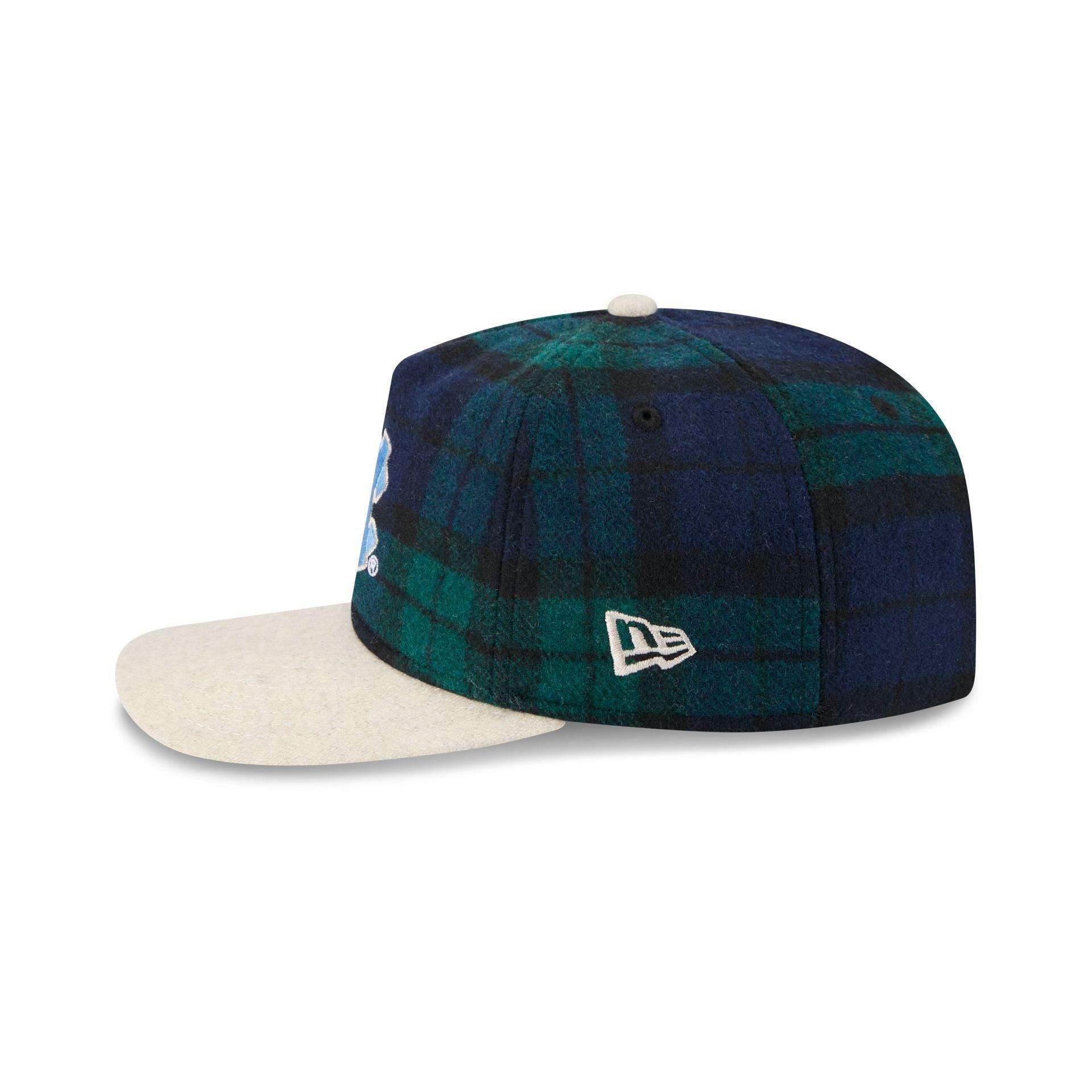 North Carolina Tar Heels Plaid Letterman 19TWENTY Adjustable Hat Male Product Image
