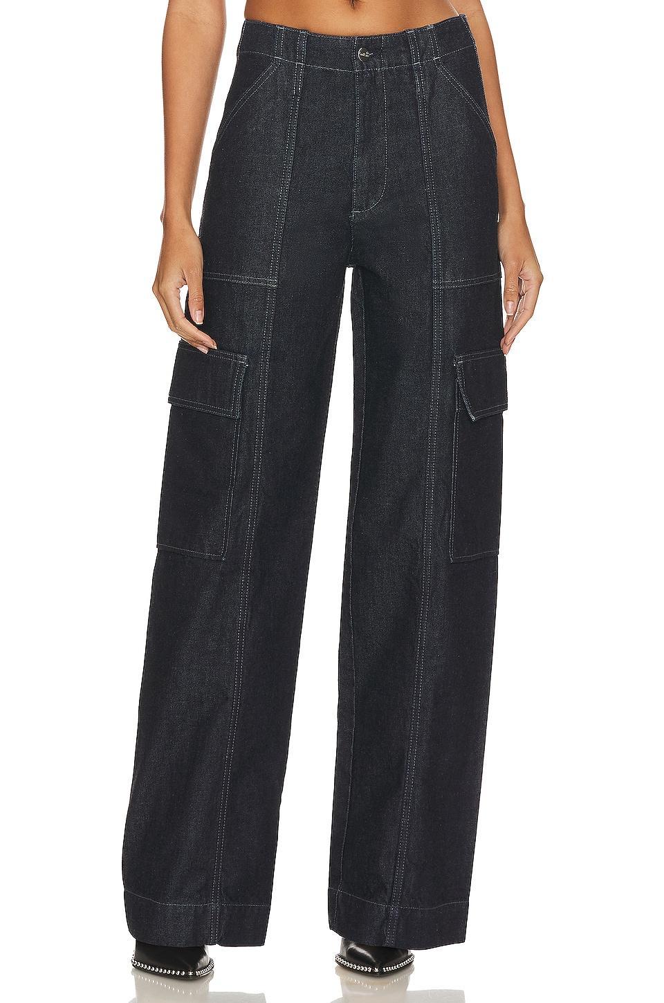 x Emrata Amia Wide Leg Jean AG Jeans Product Image