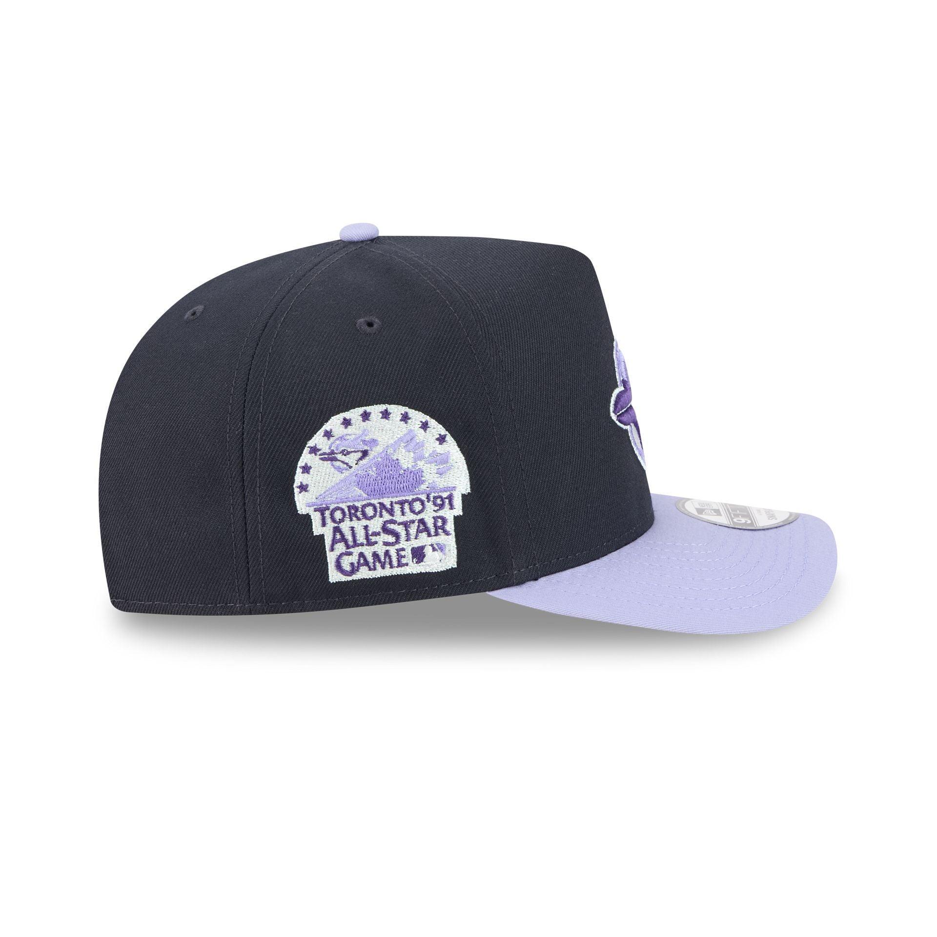 Toronto Blue Jays Navy Lavender 9FIFTY A-Frame Snapback Hat Male Product Image