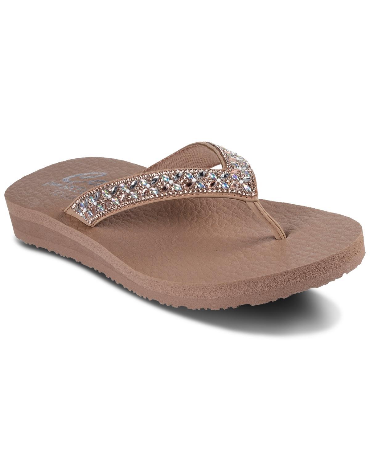 Skechers Cali® Meditation Made You Blush Women's Thong Sandals, Size: 8, Brown Product Image
