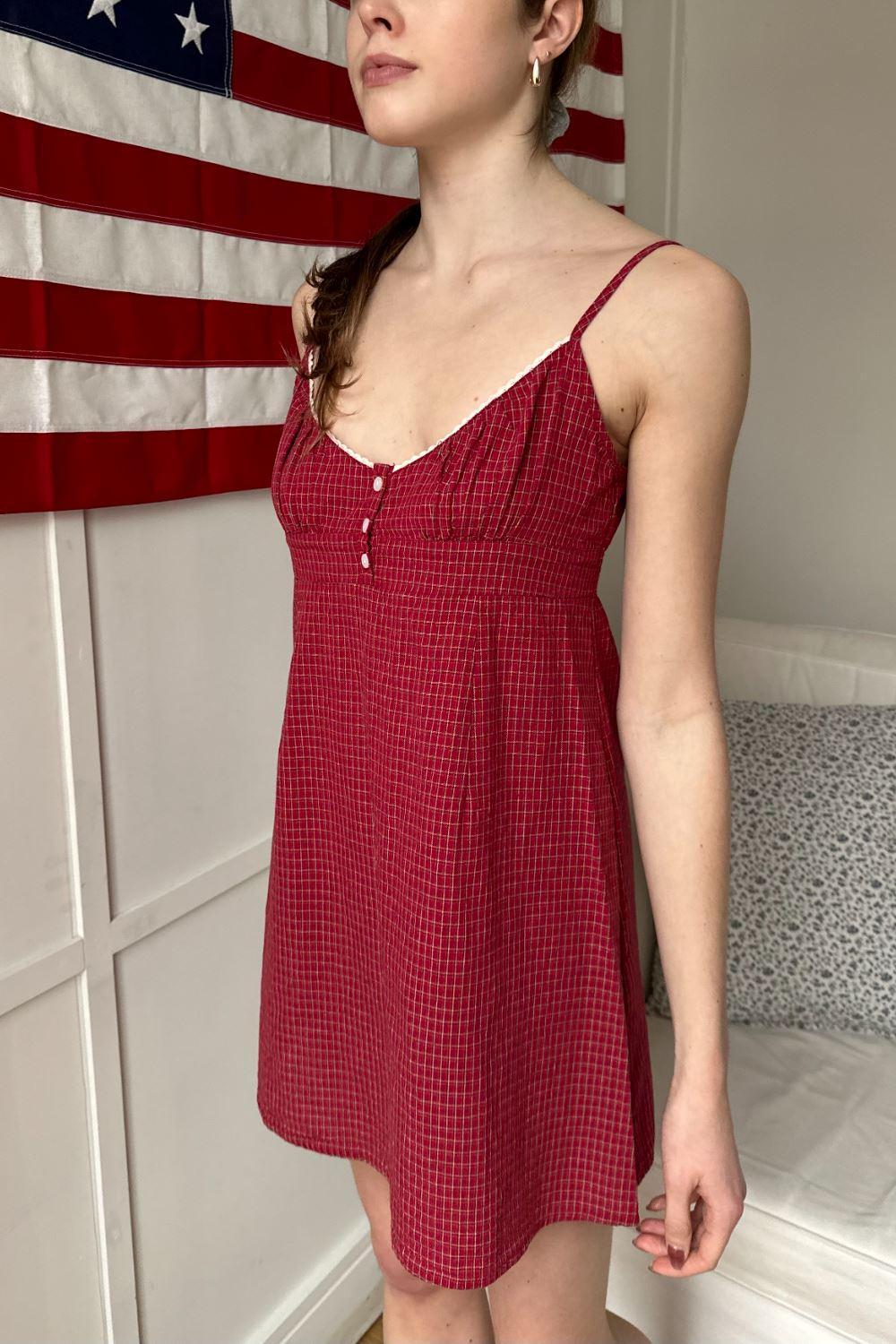 Arianna Plaid Dress Product Image