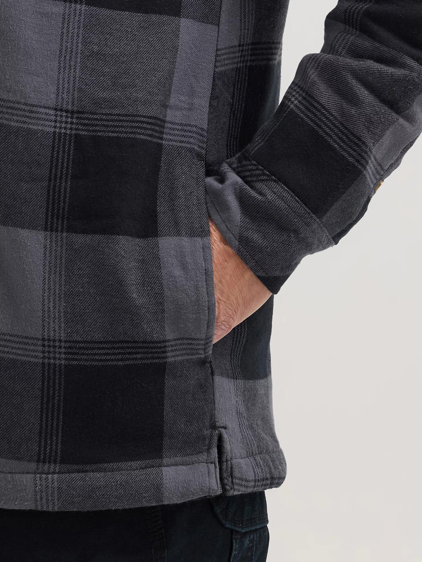 Wrangler® RIGGS Workwear® Hooded Flannel Work Jacket | Men's JACKETS & OUTERWEAR | Wrangler® Product Image