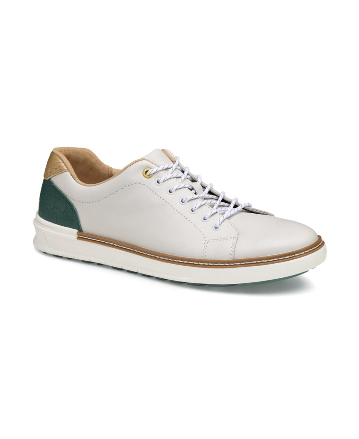 Johnston  Murphy Mens McGuffey GL1 Hybrid Waterproof Leather Lace Up Golf Sneakers Product Image