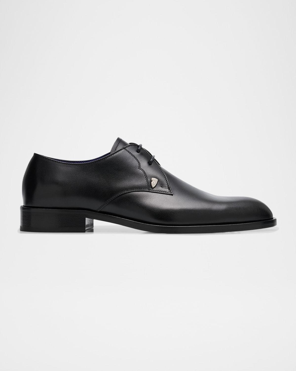 Mens Carlyle B-Shield Leather Derby Shoes Product Image