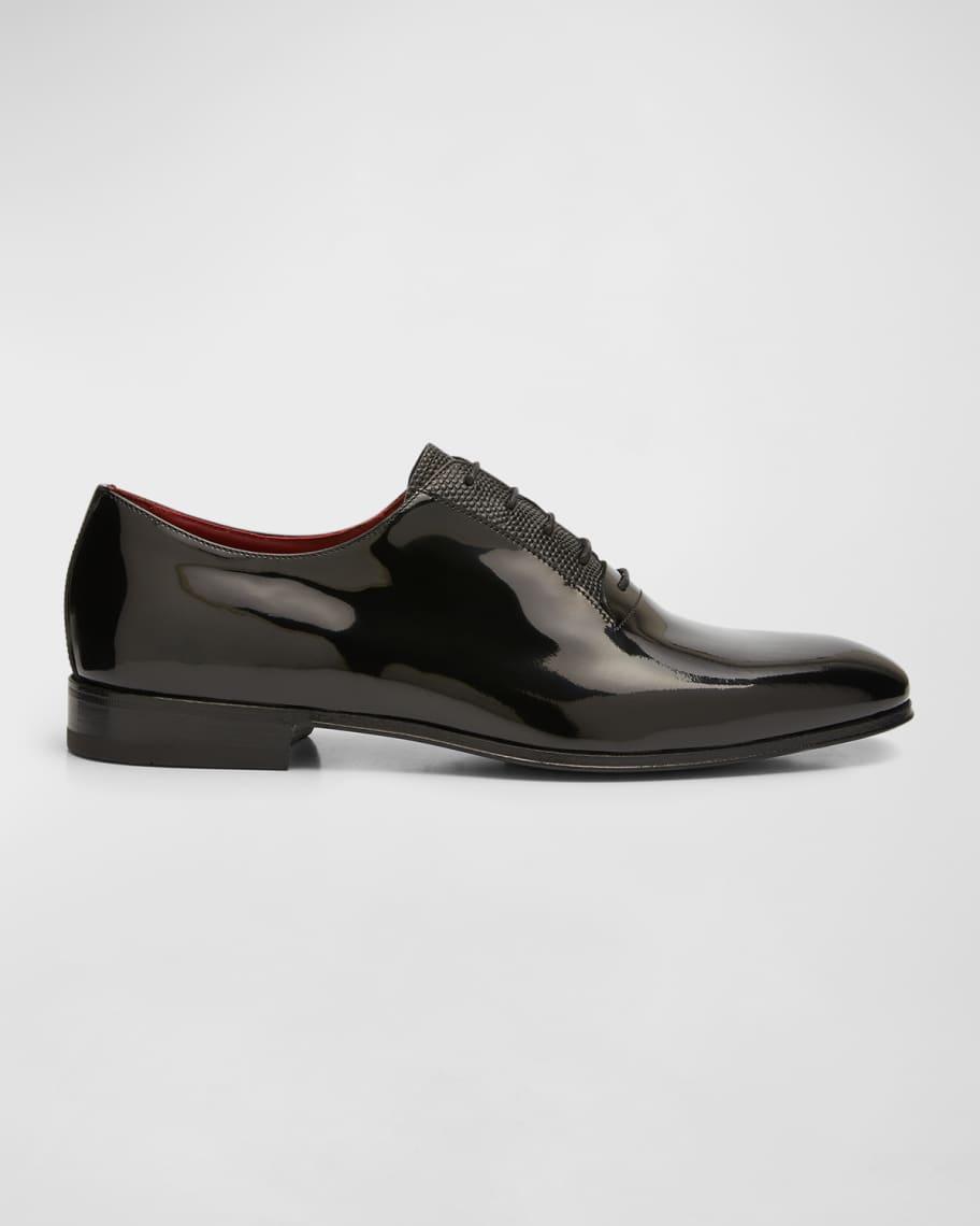 Mens Gianbattista Patent Leather Oxfords Product Image
