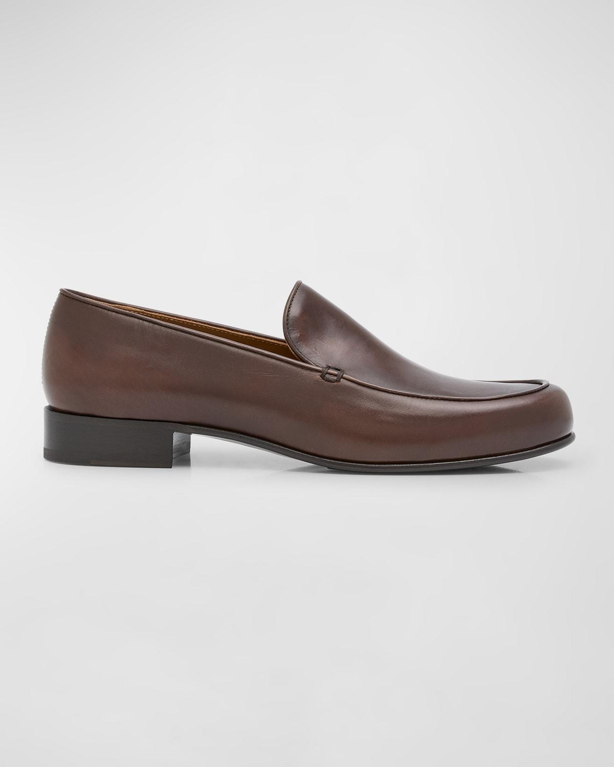 Mens Randy Leather Penny Loafers Product Image