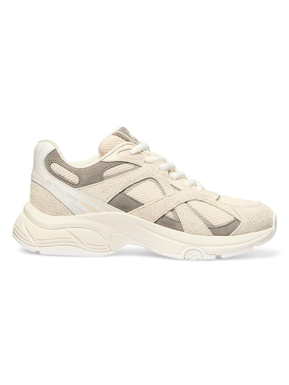 Womens Leo Suede & Mesh Sneakers Product Image