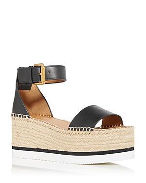 Womens Glyn Leather Wedge Sandals Product Image