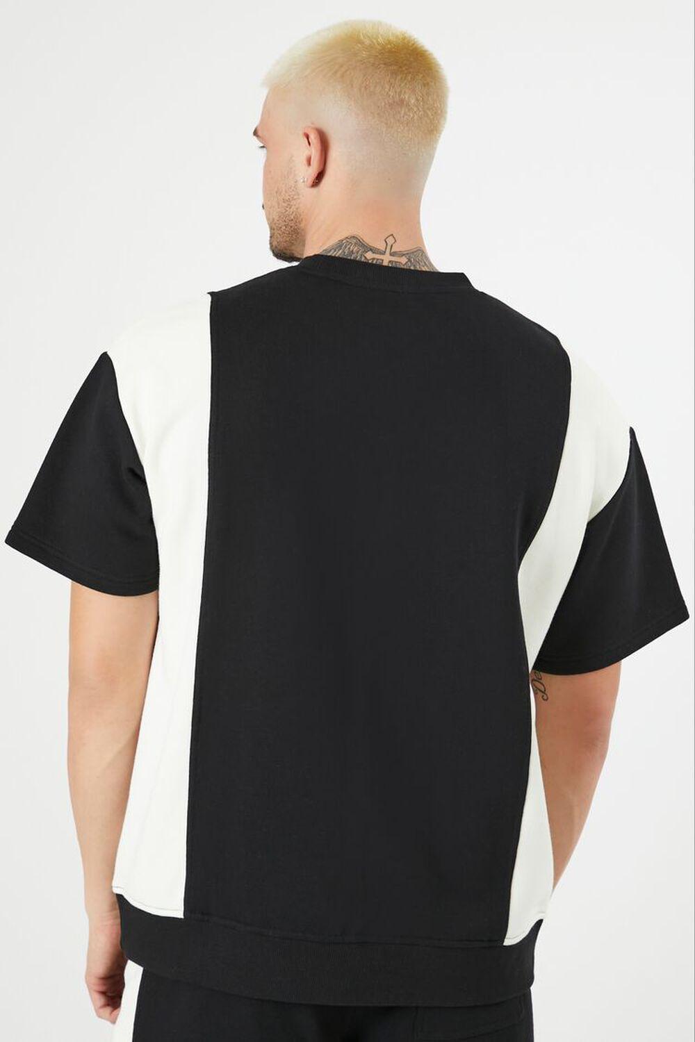 Colorblock V-Notch Crew Tee | Forever 21 Product Image