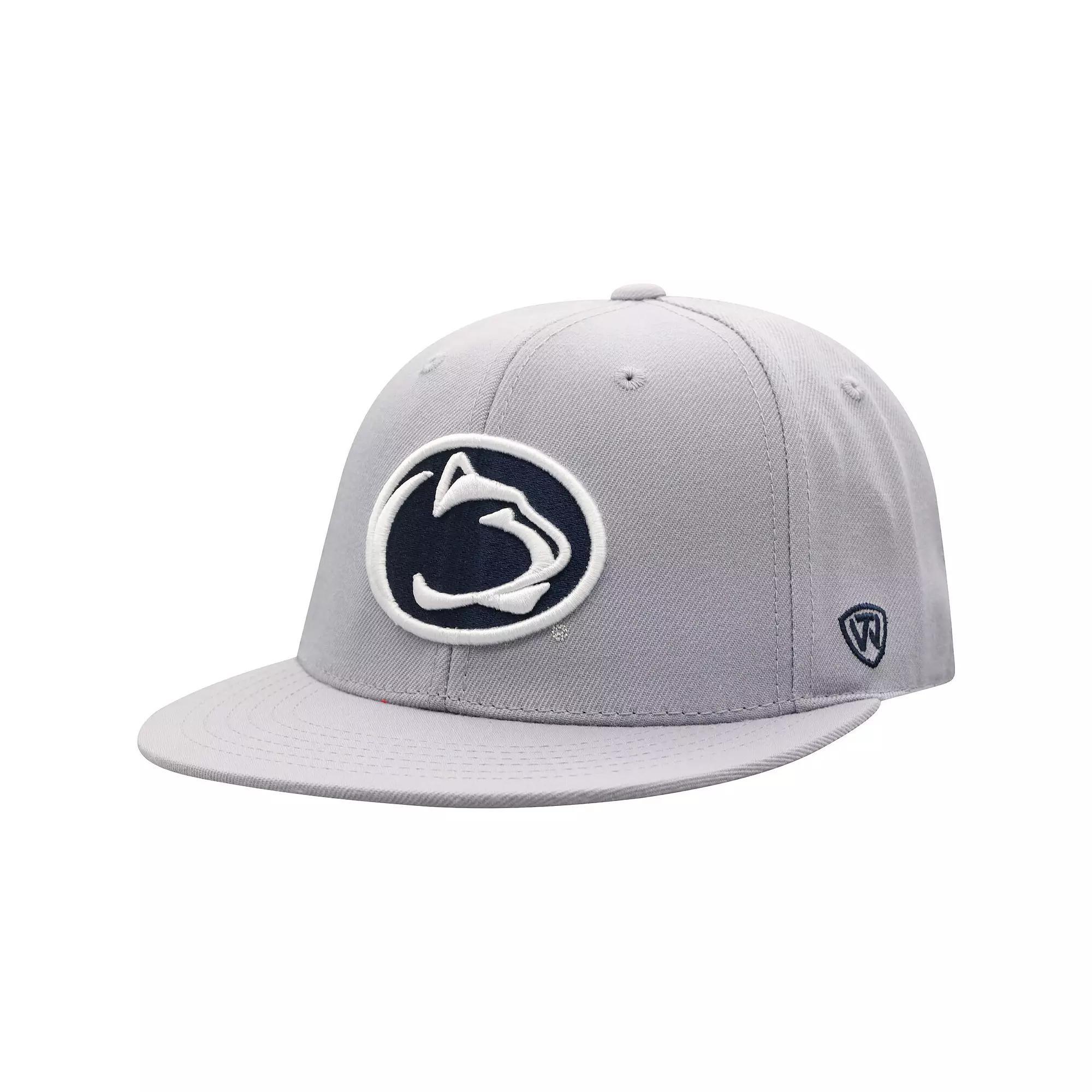 Men's Top of the World Gray Penn State Nittany Lions Fitted Hat, Size: 7 3/8, Grey Product Image