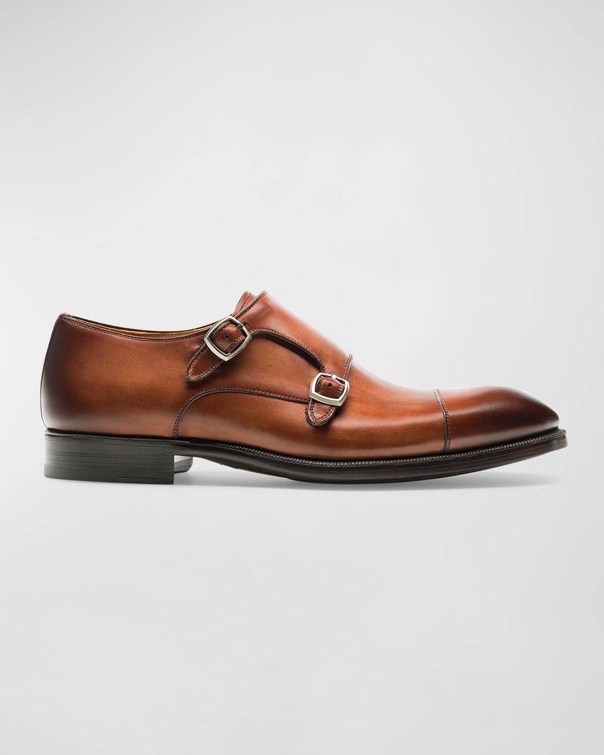 Mens Harris Leather Double Monk Strap Loafers Product Image