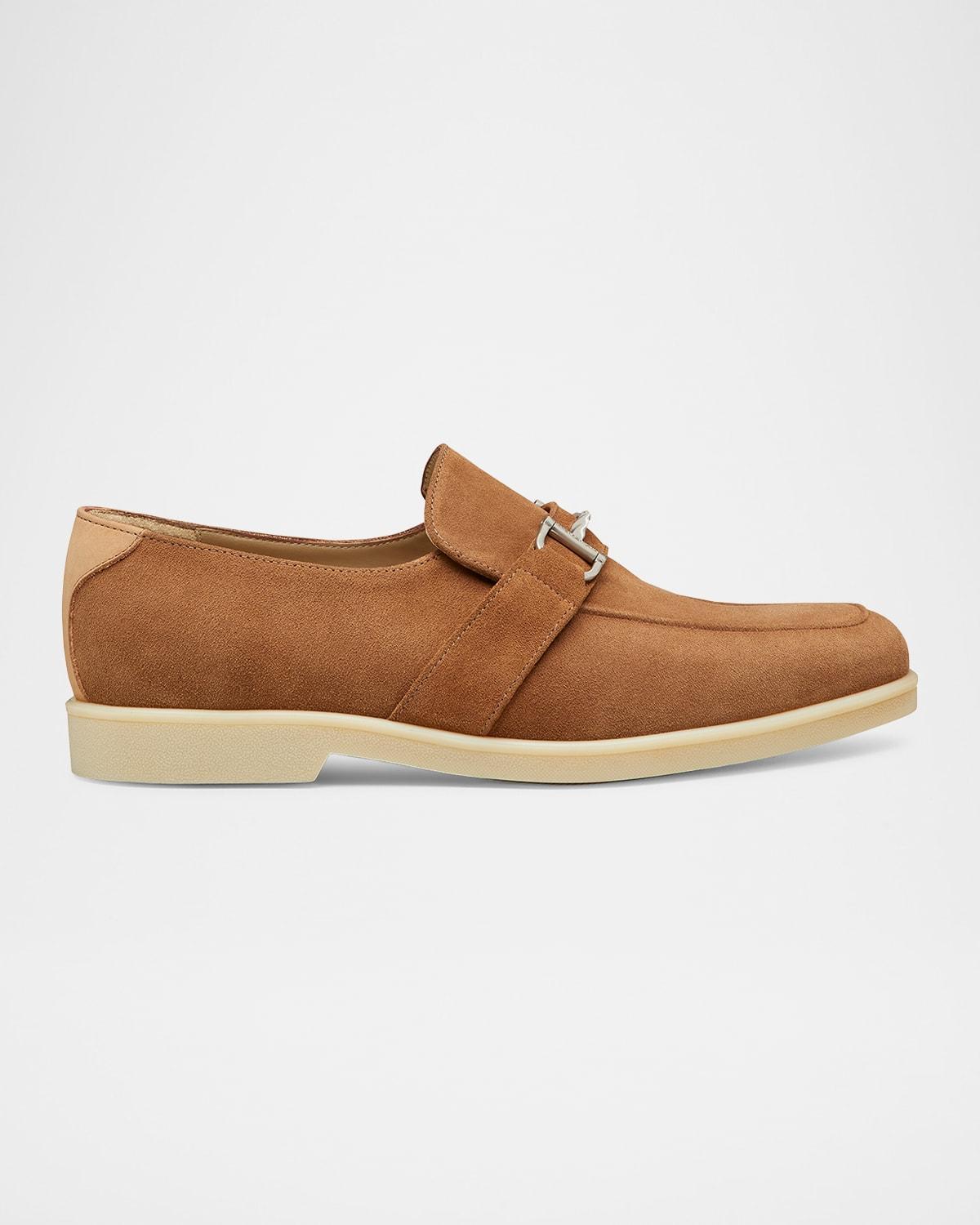 Men's Aurelio Nubuck Twisted Bit Loafers Product Image