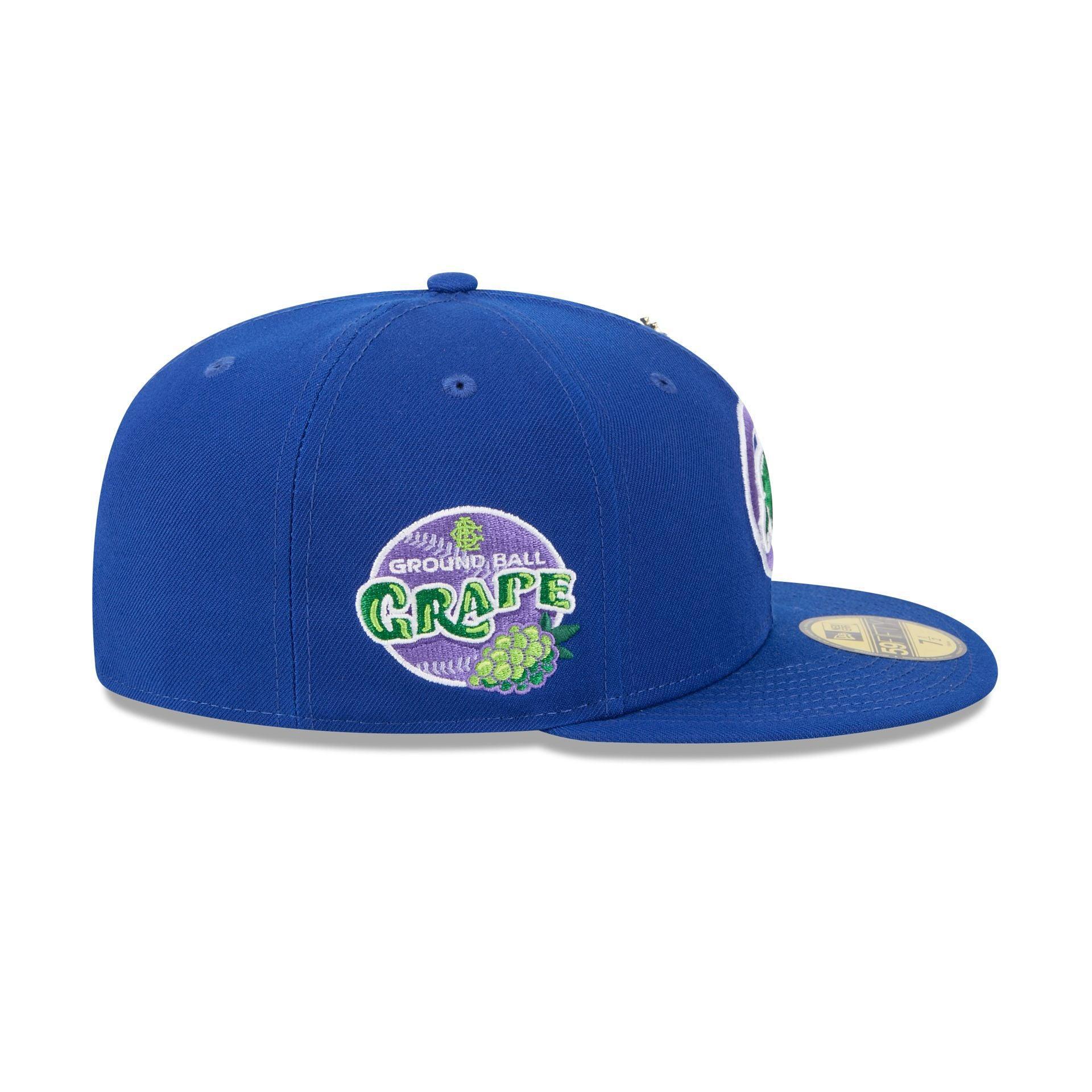 New York Mets Black Poly Rope Split Panel 59FIFTY Fitted Hat Male Product Image