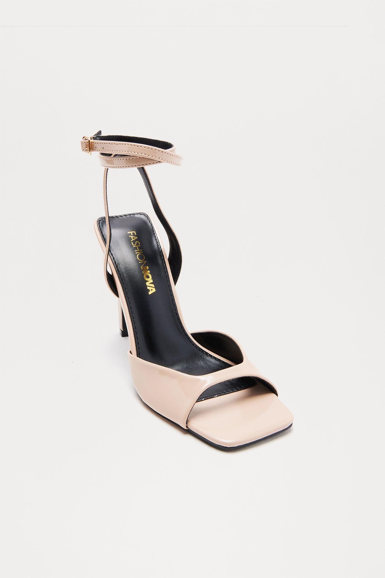 Gaige Patent Heels - Nude Female Product Image