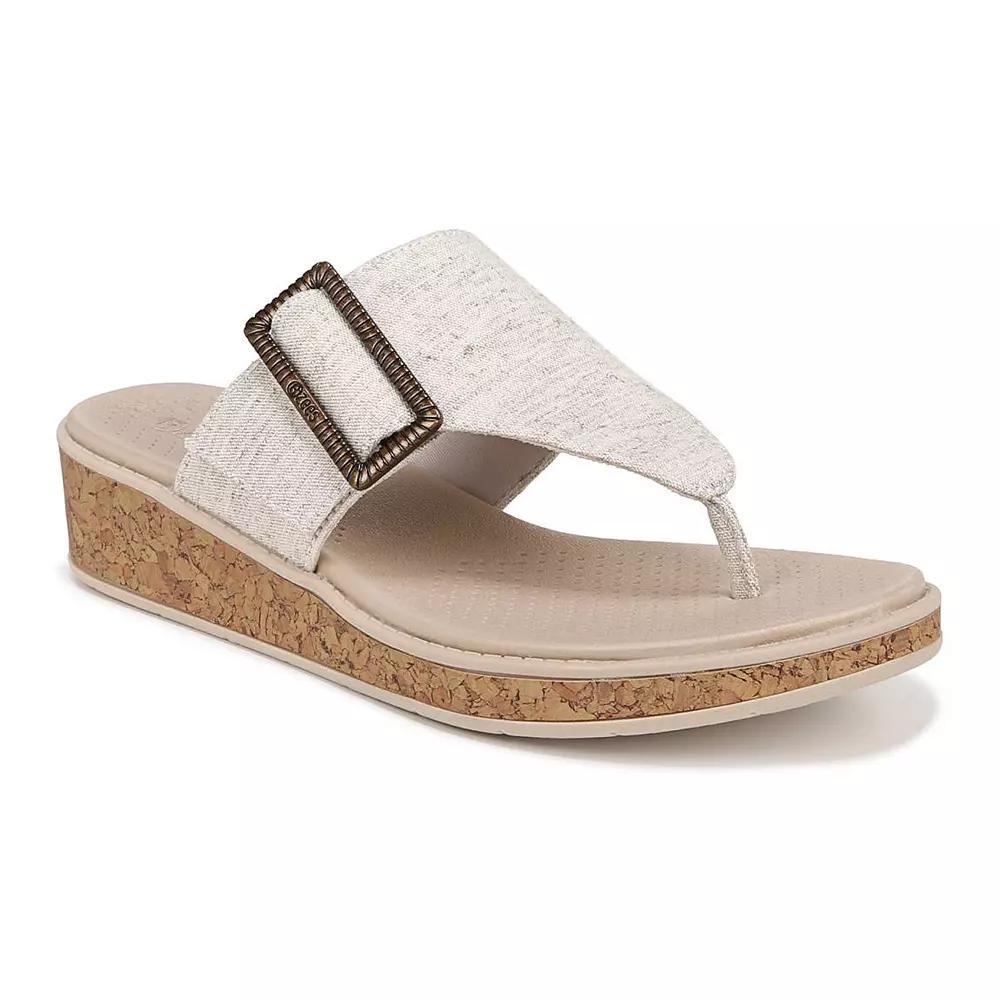 LifeStride Bay Women's Washable Thong Sandals, Size: 10 Wide, Natural Product Image